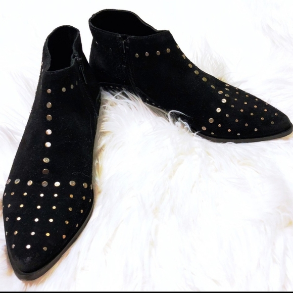 Free People Shoes - Free People Aquarium Suede Studded Ankle Boots